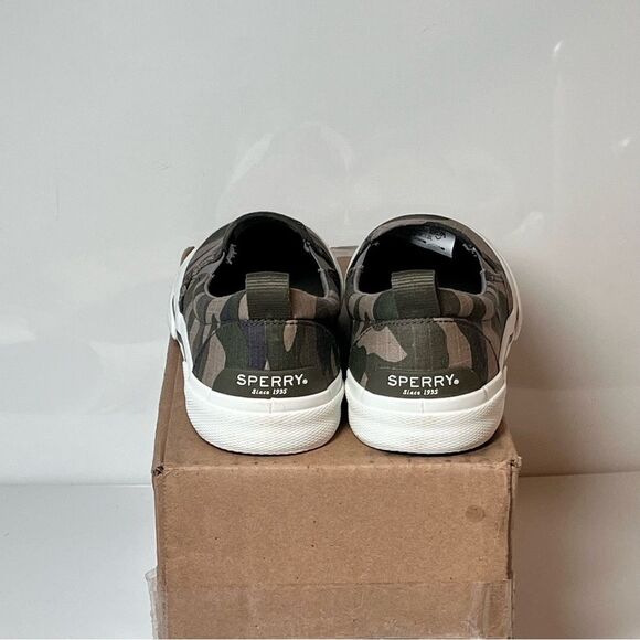 Sperry Pier Wave Camouflage Slip On Sneakers - Picture 6 of 7